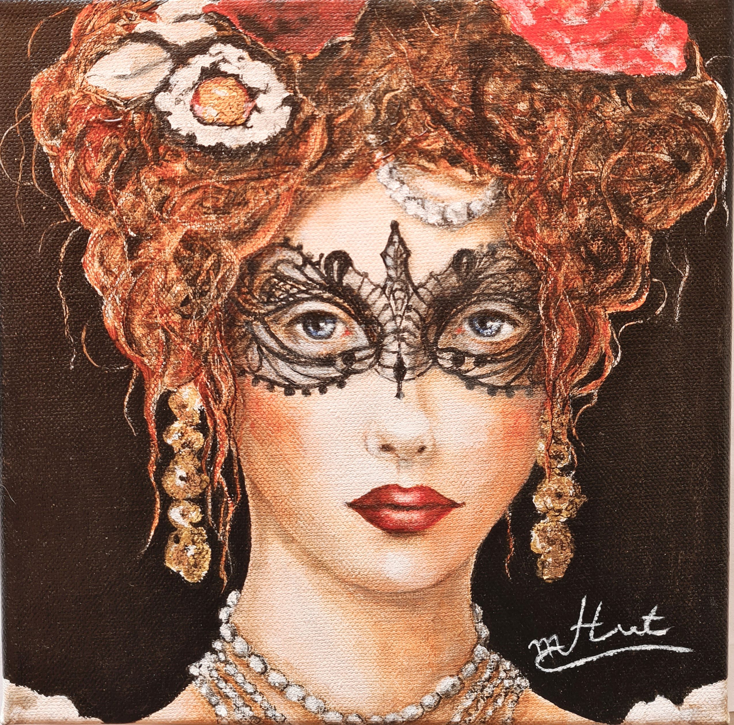 Dame au bal masqué